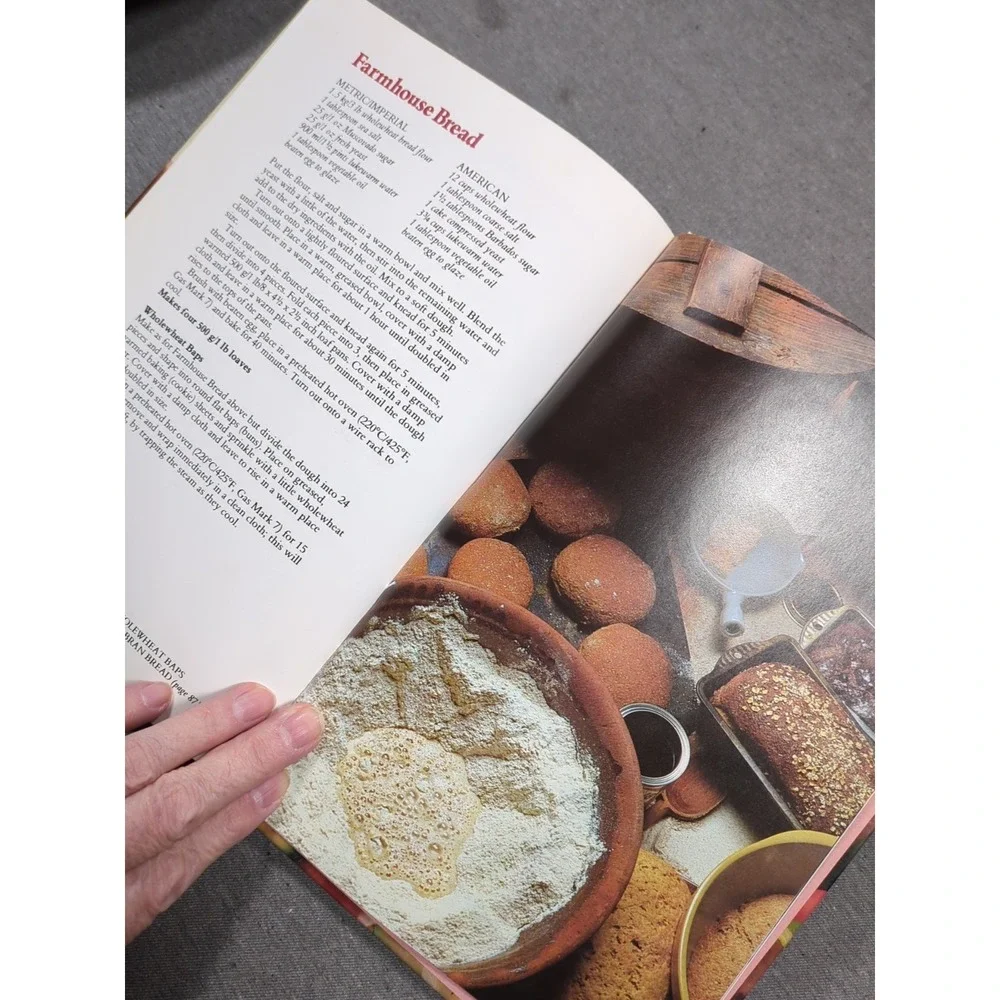 1980 Vegetarian Cooking Carole Handslip VTG‎ Hardcover 1st Edition Cookbook